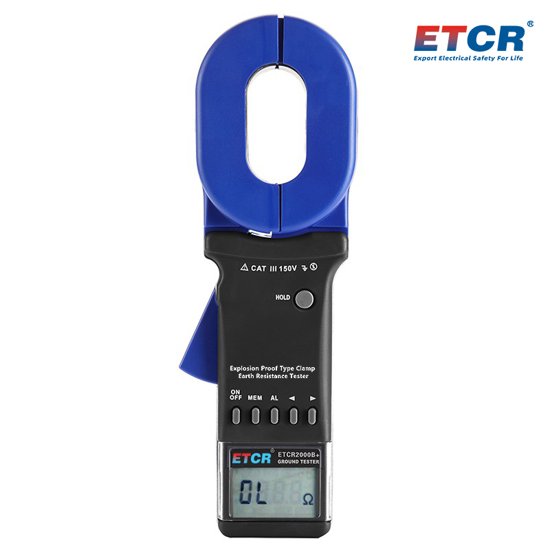 ETCR2000B+ Explosion Proof Type Clamp Earth Resistance Tester
