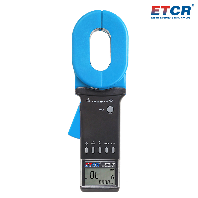 ETCR2200 High-End MultiFunctional Clamp Earth Resistance Tester