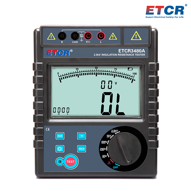ETCR3480A Insulation Resistance Tester